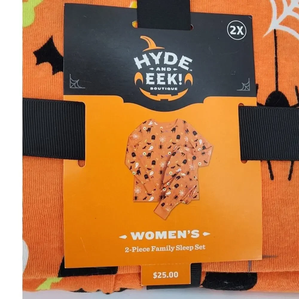 New Lot of 2 Halloween Pj's 2x 2XXL‎ Sets 2 Piece - Picture 3 of 6